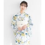 浴衣 floroレディース浴衣2点セット (浴衣+半幅帯) レディース