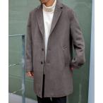 [GLOSTER] Пальто Честерфилд M оливковый мужской 