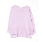 [COLLAGE GALLARDAGALANTE] длинный рукав вязаный FREE Pink Lady -s