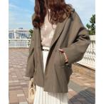 [apres jour] Пальто Честерфилд свободный мокка женский 