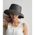 「AIC.」 ストローハット FREE ブラック レディース