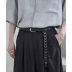 ベルト 本革サークルパーツレザーベルト メンズ レディース