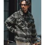 コート ジャケット mj10792- Shaggy Check CPO Jacket シャギージャケット メンズ
