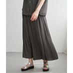 パンツ 「セットアップ対応」カッセンボリュームラップスカーチョ レディース