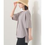 tシャツ 接触冷感オーバーサイズ半袖プルオーバーTシャツ レディース