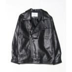 「WESTBOY」 ライダースジャケット M ブラック メンズ