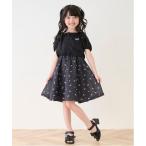 ワンピース ブラウス&チェリー柄キャミワンピースセット キッズ 子供服 女の子