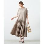 ワンピース ティアードカットワンピース