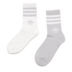 靴下 adidas 3 STRIPES GLITTER CREW SOCKS 2 PAIRS / アディダス 3 ストライプ グリッター クルーソック