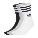 靴下 adidas 3S CREW S 3P / アディダス 3 ストライプ クルー ソックス 3P メンズ レディース