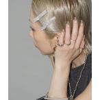 ヘアクリップ ラインストーン ヘアクリップ2個セット cha25s035