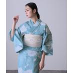 浴衣 大人浴衣2点セット洗える 綿麻帯 兵児帯 女性 黒 選べる シック レトロ モダン 上品 花柄 睡蓮 金魚 花火 レディース