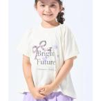 tシャツ 「100-150cm/ひんやり」スパンコールモチーフTシャツ キッズ 子供服 女の子