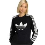 ニット セーター adidas LUREX KNIT CREW / アディダス ルレックス ニット クルー レディース