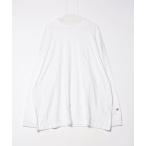 tシャツ 「Champion/チャンピオン」メンズ ベーシック モックネックロングスリーブTシャツ メンズ