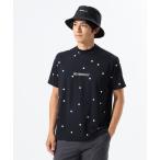 tシャツ ORANGE LABEL / ドット総柄 モックネックシャツ「DRY・UV・STRETCH」 メンズ