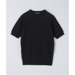 セーター ニット SHIPS_ ICE COTTON クルーネック ショートスリーブ ニットTシャツ メンズ