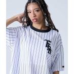 tシャツ FUBU-Mesh Stripe T-shirts メンズ レディース