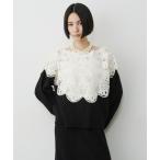 ニット セーター 「TEN by LA BELLE ETUDE」Centripetal crochet kint レディース