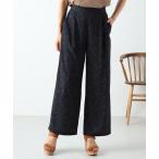 パンツ プリントワイドパンツ レディース