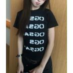 tシャツ 「 MEMECLE / メメクル 」レタリング プリントロゴTシャツ レディース