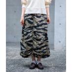 スカート 「D.M.G / ディーエムジー」 リップタイガー迷彩 ミリタリーオーバースカート