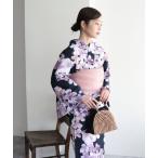 浴衣 「WEB限定/全3色」花柄浴衣2点セット レディース