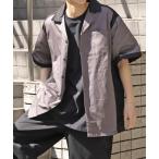 ショッピングレディ 夏 シャツ HILTON/ヒルトン CRUISER BOWLING SHIRTS ボーリングシャツ オープンカラーシャツ オーバーサイズ メンズ レディー