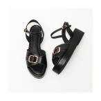 サンダル 「25春夏」バックルプラットフォームサンダル(S153) レディース