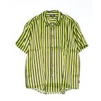 シャツ STUSSY/ステューシー STRIPED SILK SHIRT 半袖シャツ ストライプ シルク メンズ レディース