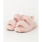 「UGG」 フラットサンダル 24cm ピンク レディース
