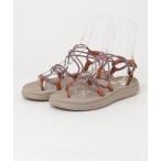 「Teva」 フラットサンダル W6 ベージュ レディース