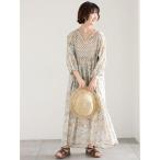 ワンピース 「Made in India」花柄ワンピース