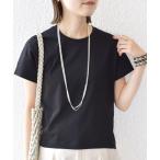 ショッピング接触冷感 tシャツ 「接触冷感 / UVカット」コクーン フレンチ スリーブ プルオーバー レディース