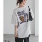 tシャツ Disney わんわん物語 レディー&トランプ / サガラ刺繍Tシャツ レディース