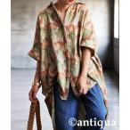 ブラウス シャツ 総柄シャツ レディース