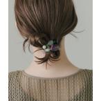 ヘアゴム 「再入荷」カラフルモチーフヘアポニー
