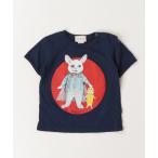 「GUCCI」 「KIDS」半袖Tシャツ - ネイビー キッズ