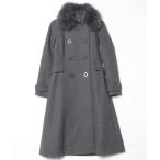 ショッピング毛皮 「RUIRUE BOUTIQUE」 チェスターコート S チャコールグレー レディース