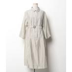 「BURBERRY」 シャツワンピース 44 ベージュ レディース