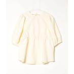 [DouDou] короткий рукав блуза FREE белый женский 