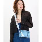 ショルダーバッグ バッグ CLEAR E/W PHONE CROSSBDY クリアスカイブルー レディース