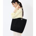 トートバッグ CHAIN CROCHET N/S TOTE ブラッククロシェ レディース