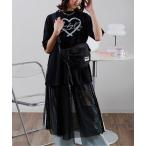 セットアップ BIGT＆メッシュロングスカートセット キッズ 子供服 女の子