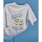 tシャツ フルーツプリントT 497648 レディース