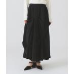 スカート ランダム タック ボリューム スカート