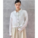 ブルゾン アウター ステッチ シアー