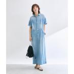 ワンピース 「MONN×Yoshiiiiii」半袖デニムシャツワンピース