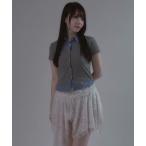 ショッピングレディ 夏 ポロシャツ ポロ Striped Docking Polo / ストライプドッキングポロ チェック柄 フェイクレイヤード ストライプ/チェック レディ