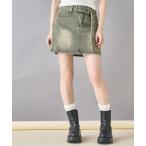 スカート ベルト付き カラーミニ ス